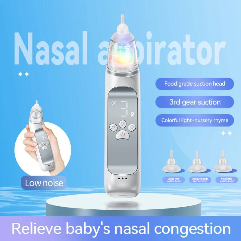 Electric Nasal Aspirator Clean Snot, Booger, Nasal Obstruction for Babies and Infants